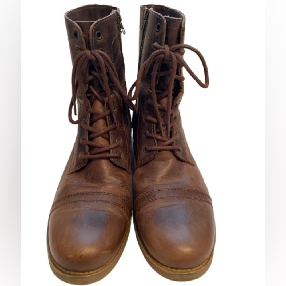 Steve Madden Troopah-C Brown Combat Boots, Size 12D